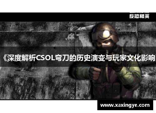 《深度解析CSOL弯刀的历史演变与玩家文化影响》